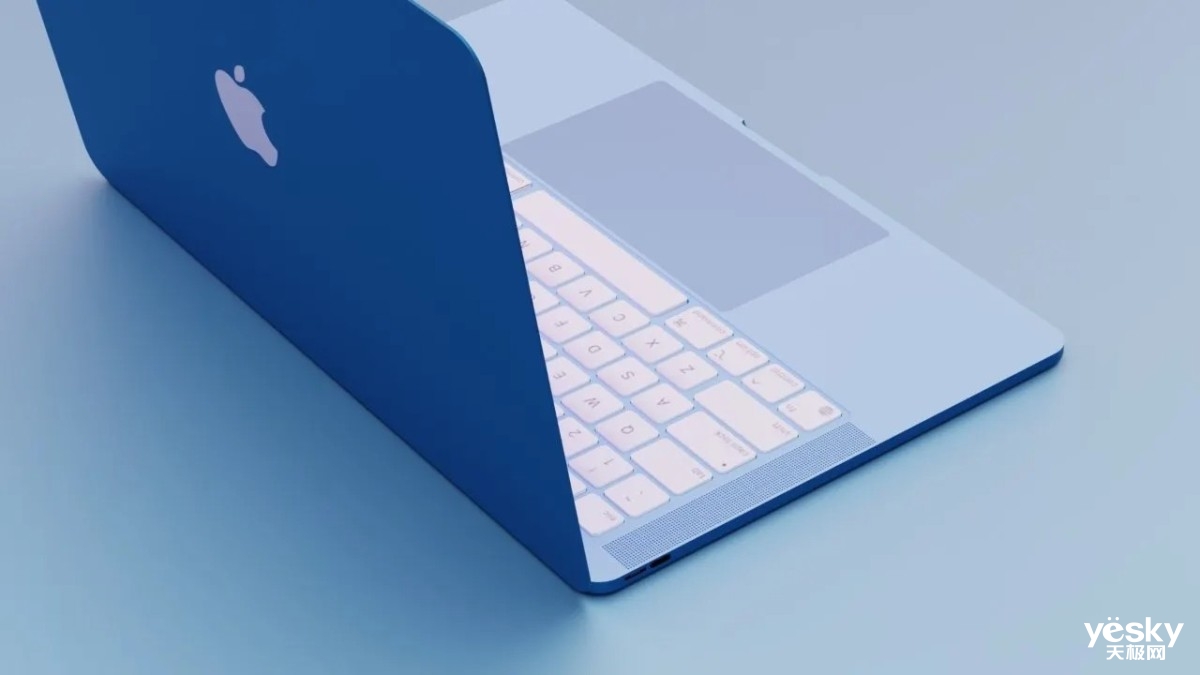 新款MacBook Air将于2022年下半年推出，全新设计+新配色来了_天极网