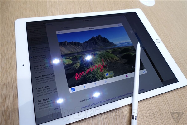 搭载A9X处理器 苹果12.9寸iPad Pro真机图赏