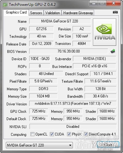 GPU-Z 0.4.2 Nȿ