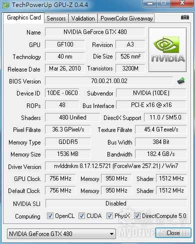 GTX 460֧ GPU-Z 0.4.4