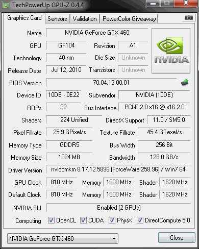 ˫֮GTX 460 SLI VS HD 5850 CF