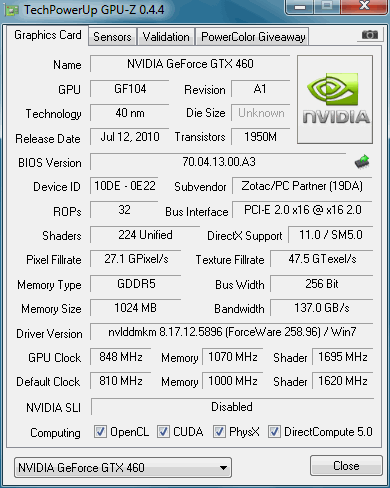 ̩810MHz GTX 460 AMP! ܶԱ