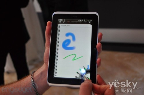 MWC 2011:HTC FLYER现场实拍