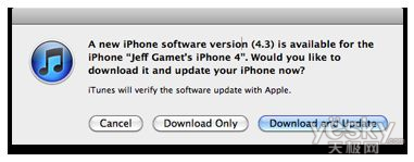ƻǰṩiOS 4.3(ͼ)