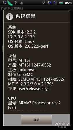 Android2.3+1G ᰮMT15i