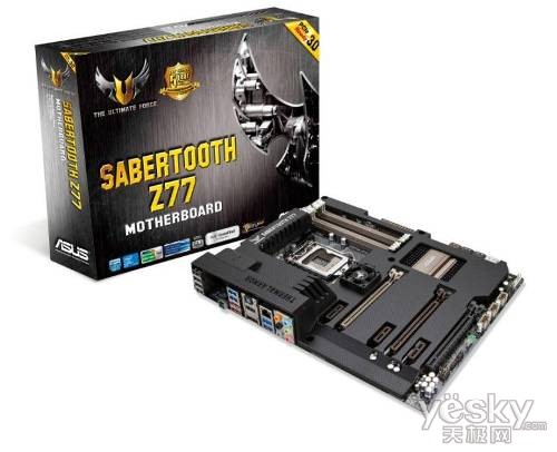 PR ASUS TUF SABERTOOTH Z77 Motherboard with Box