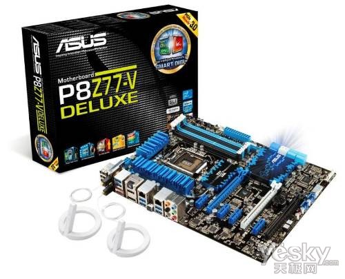 PR ASUS P8Z77-V DELUXE Motherboard with Box and Wi-Fi- GO! Aerials