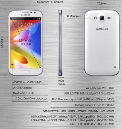 5Ӣ˫800 GALAXY Grand