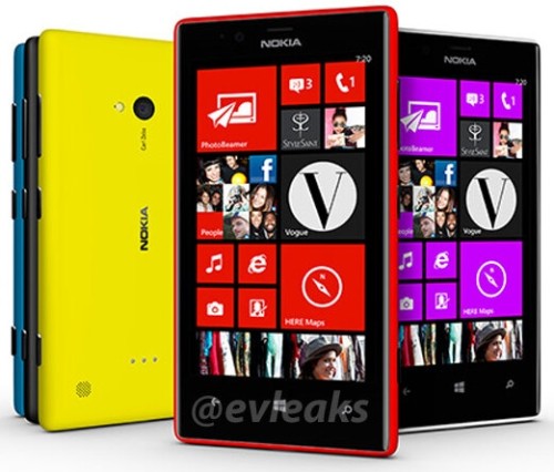 ʱɫ Lumia 720/520ٷͼƬع