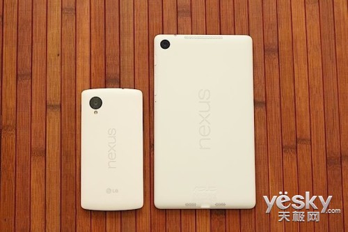谷歌昨发布白色版新Nexus 7 和黑色差别不大