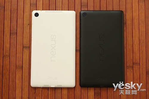 谷歌昨发布白色版新Nexus 7 和黑色差别不大