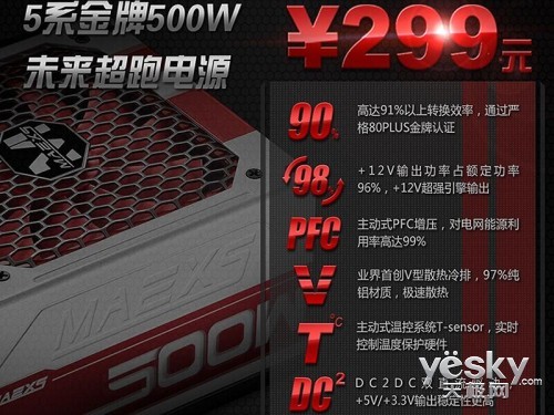 500WܵԴ299 Mazxs5ϵ500WƽƵ