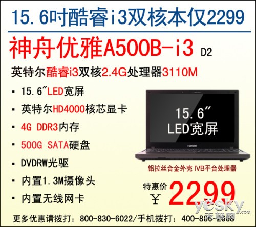 15.6i3A500B2299Ԫ
