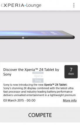 2Kʾ Xperia Z4ƽϢй¶