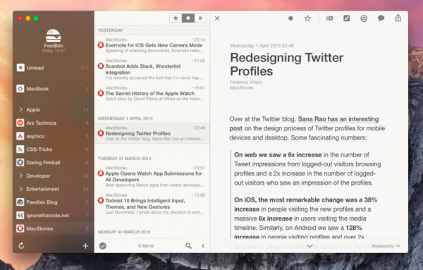 Reeder 3 for Mac:ȫ