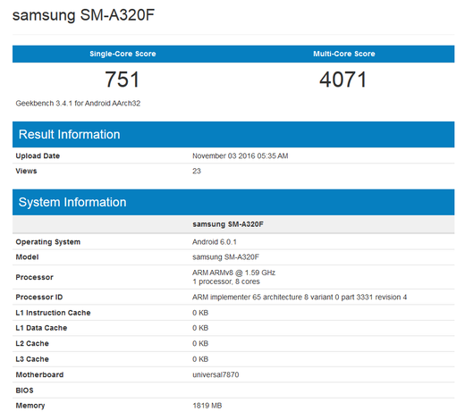 Galaxy A3(2017)ܷع⣺12·