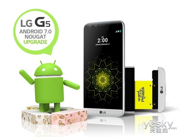 LG G5波Android7.0 а潫