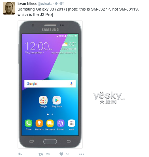 Galaxy J32017Ⱦͼ:û