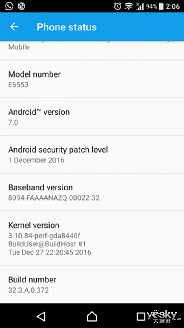 !Xperia Z3+ϵAndroid 7.0