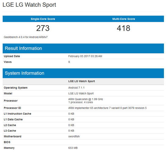LG Watch Sportع 28շ