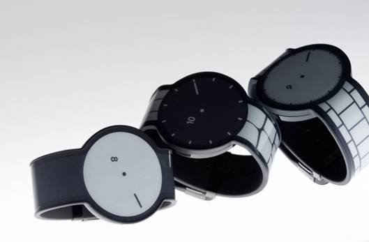 Sony's FES Watch is made out of one piece of ePaper and can change into 24 different designs.