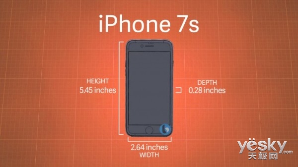 iphone7s7splus三围尺寸曝光比ip7更大