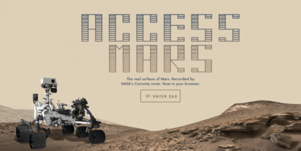 Access Mars助你通过浏览器就能登陆火星