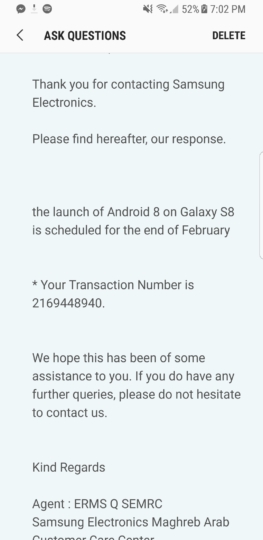 Galaxy S8 Oreo±µڲгƳ