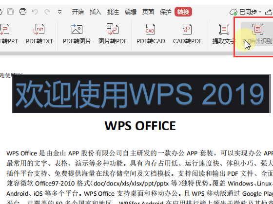 ɨתΪPDFʽļWPS԰ʵ