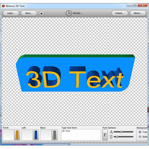 binerus 3D Text