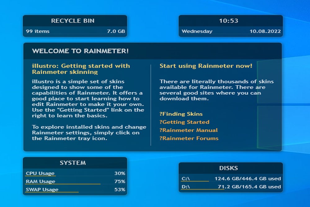(Rainmeter)windowsͻ˽ͼ