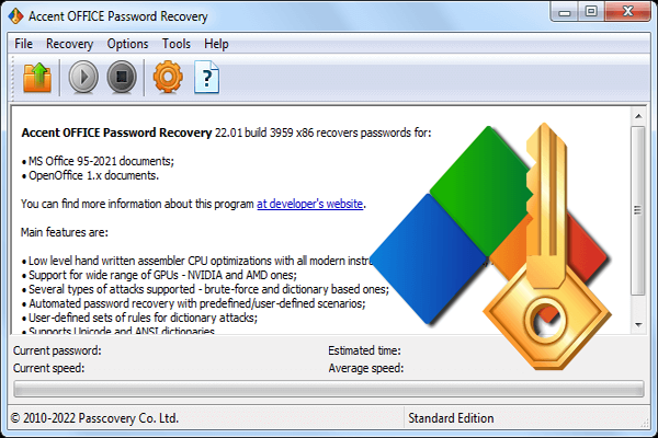 Accent Office Password Recoveryͼ1