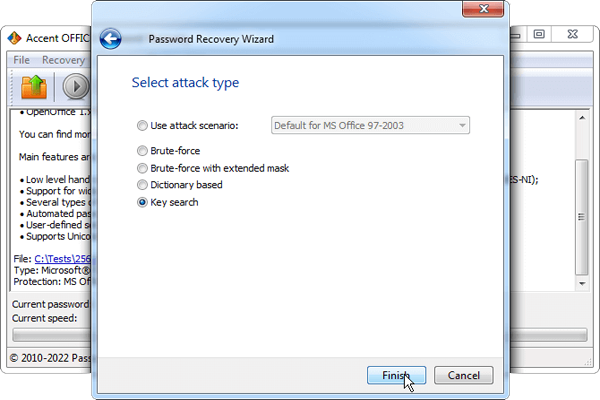 Accent Office Password Recoveryͼ3