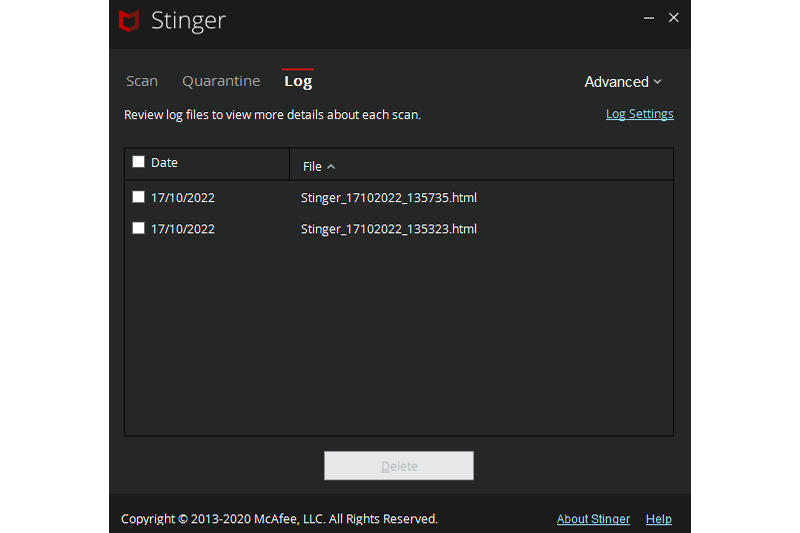 McAfee AVERT Stinger x64ͼ3