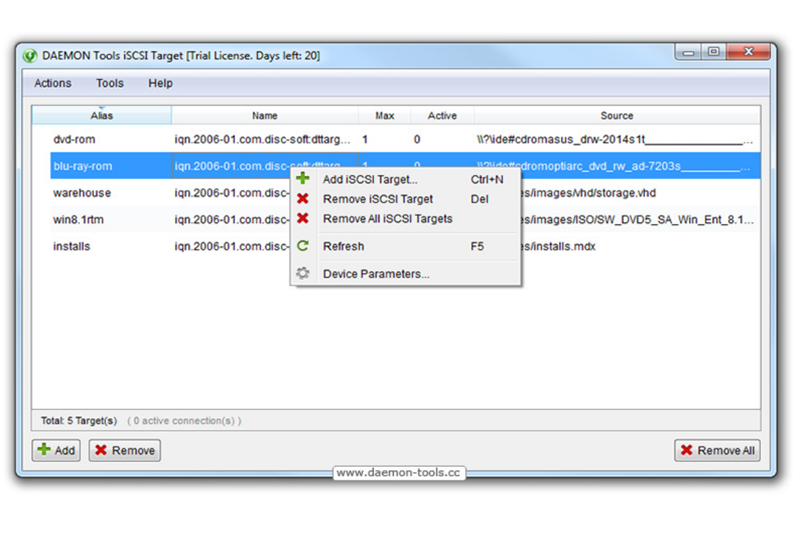 DAEMON Tools iSCSI Targetͼ3