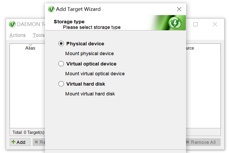 DAEMON Tools iSCSI Targetͼ1