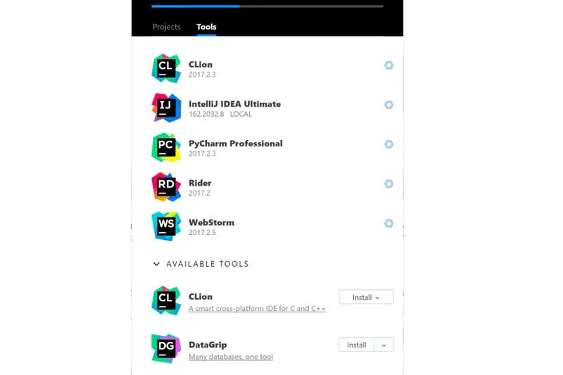 jetbrains Toolboxsͼ1