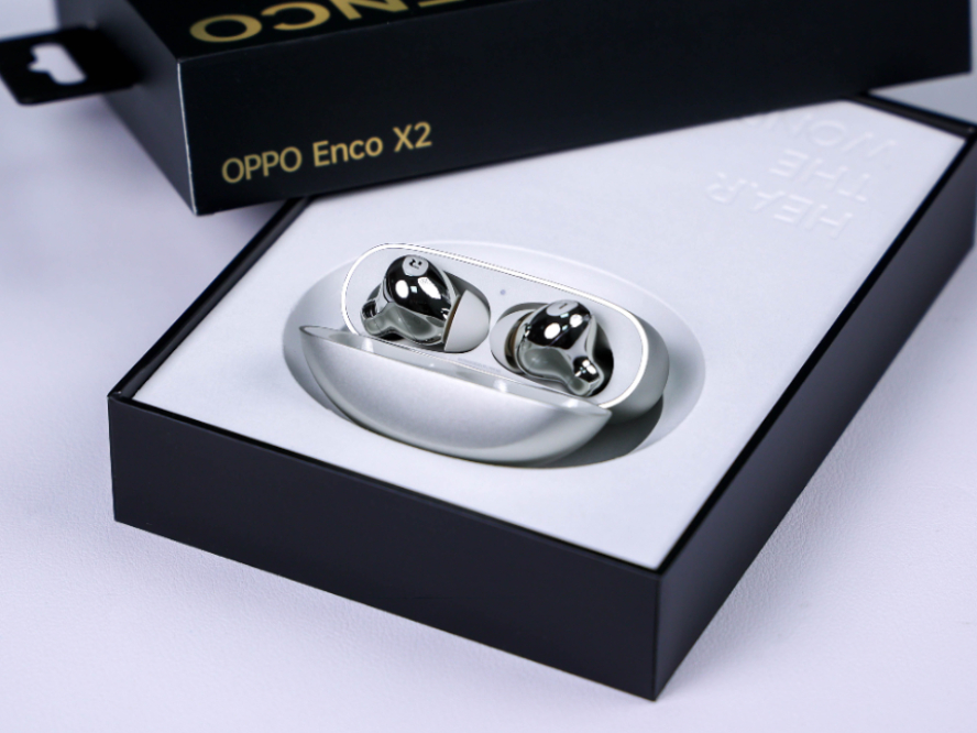 OPPO Enco X2金色流年：高奢�|感，非凡音�|！