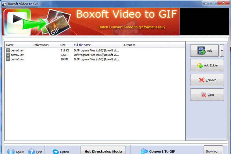Boxoft Video To GIFͼ1