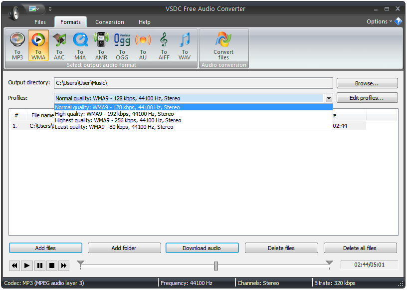 VSDC Free Audio Converterͼ2