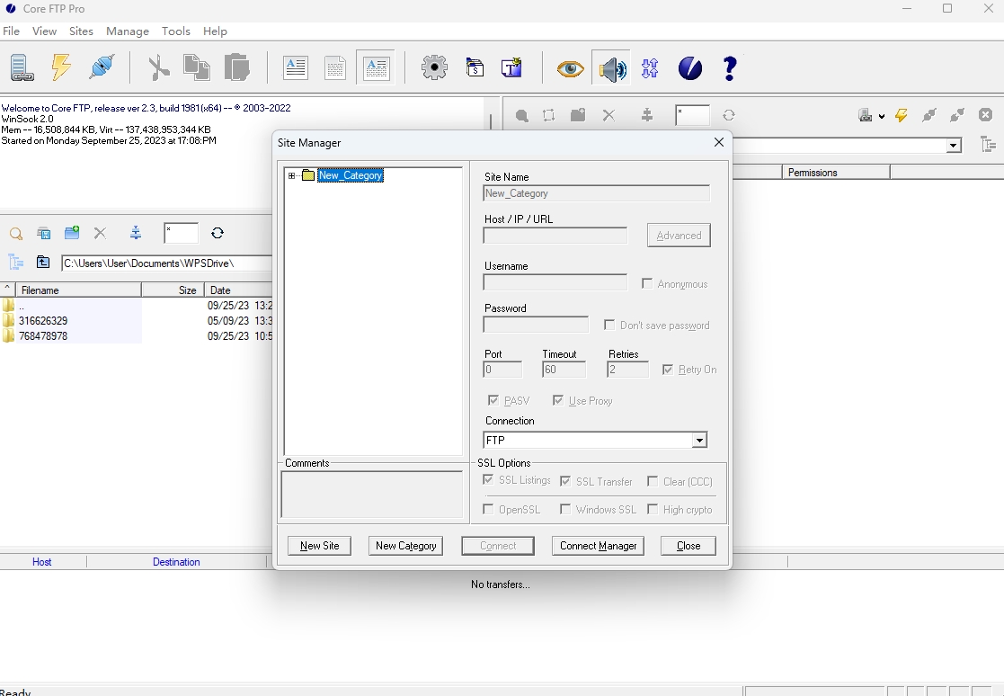 Core FTP Pro԰ͼ1