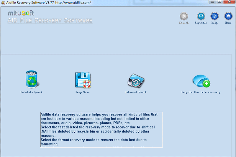 Aidfile Recovery Softwareͼ5