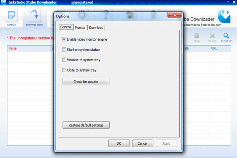 Gskstudio Xtube Downloaderͼ1