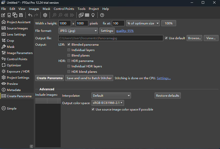 PTGui Proͼ4