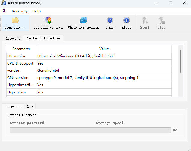 Advanced Intuit Password Recoveryͼ2