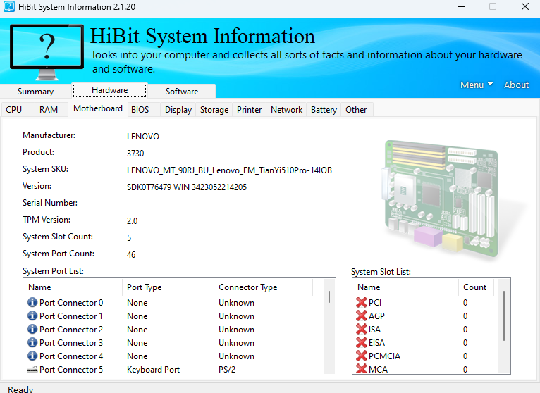 HiBit System Informationͼ3