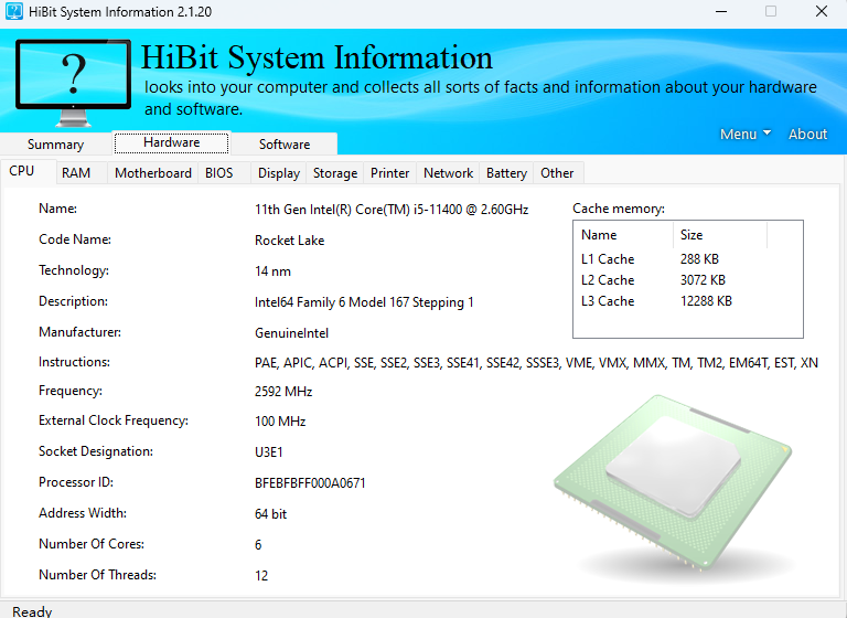 HiBit System Informationͼ2