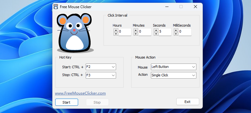 Free Mouse Clickerͼ1
