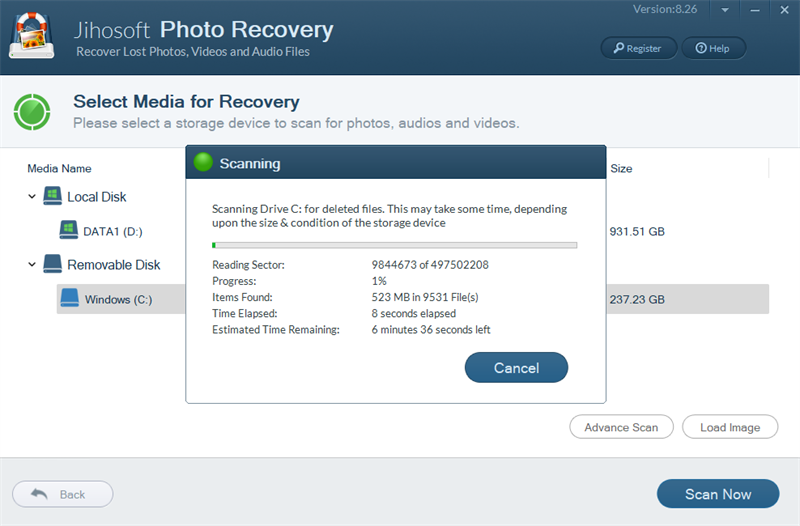 Jihosoft Photo Recoveryͼ3