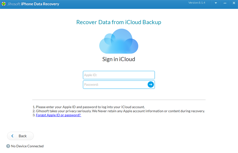Jihosoft iPhone Data Recoveryͼ2